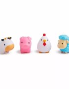 Munchkin Set 4 jucarii de baie Farm 10L+