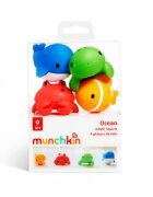 Munchkin Set 4 jucarii de baie Ocean 10L+