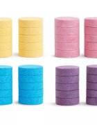 Munchkin Set 40 tablete de baie rezerve Colour Buddies 24L+