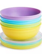 Munchkin Set de masa Love-A-Bowls 4 boluri cu capac + 2 lingurite 4L+