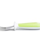 Munchkin Set furculita si lingurita pentru copii Raise 12L+ light green