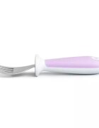 Munchkin Set furculita si lingurita pentru copii Raise 12L+ light purple