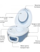 My Carry Potty Olita portabila cu capac si maner Bleu pastel