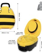 My Carry Potty Olita portabila cu capac si maner Bumble Bee