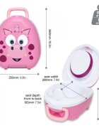My Carry Potty Olita portabila cu capac si maner Dragon roz
