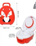 My Carry Potty Olita portabila cu capac si maner Vulpe