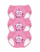 My Carry Potty Set de 3 chilotei de antrenament la olita My Little Training Pants 18-24 luni Pink Dragon