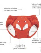My Carry Potty Set de 3 chilotei de antrenament la olita My Little Training Pants 3-4 ani Vulpe