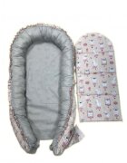 MYKIDS Baby Nest pentru bebelusi Bunny Pink