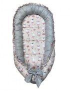 MYKIDS Baby Nest pentru bebelusi Bunny Pink