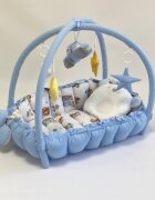 MYKIDS Babynest 2 in 1 Simple Blue