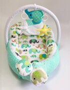 MYKIDS Babynest Plush 0154 Elephant Blue