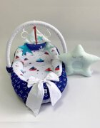 MYKIDS Babynest Standard 0188 Sailor Blue