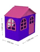 MYKIDS Casuta de joaca 0255010 PinkViolet Small