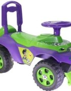 MYKIDS Masinuta copii fara pedale Ride-On Music 0142R02 Verde Violet cu sunete si greutate maxima admisa de 30 kg