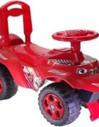 MYKIDS Masinuta copii fara pedale Ride-On Music 0142R06 Rosu cu sunete si greutate maxima admisa de 30 kg