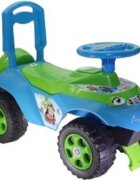 MYKIDS Masinuta copii fara pedale Ride-On Music 0142R07 Verde Albastru cu sunete si greutate maxima admisa de 30 kg