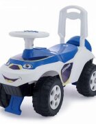 MYKIDS Masinuta copii Ride-On fara pedale Music 0142R11 alb albastru prevazuta cu efecte sonore inaltimea scaunului 29 cm si greutatea maxima admisa 30 kg