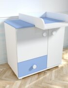 MYKIDS Mobilier camera copii si bebelusi Lucky alb-albastru