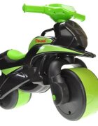 MYKIDS Motocicleta copii fara pedale Music 013959 verde negru prevazuta cu efecte sonore inaltimea scaunului 29 cm greutate maxima admisa 25 kg