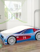 MYKIDS Pat Tineret Race Car 02 Blue 160x80
