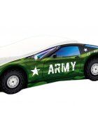 MYKIDS Pat Tineret Race Car 07 Army 140x70