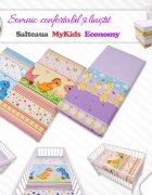MYKIDS Saltea Fibra Cocos Economy I Color diverse modele 120x60x5 cm