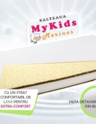 MYKIDS Saltea fibra cocos Merinos 120x60x10 cm