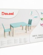 MYKIDS Set masa copii si scaune 046807 Turqoise