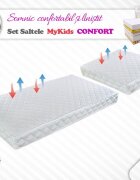 MYKIDS Set saltele Cocos Confort II 120x70x8 cm + 50x70x8 cm
