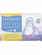 Natracare Servetele pentru bebelusi cu musetel organic caise si ulei de migdale dulci 50 buc