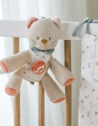 NATTOU Jucarie de plus Mila Zoe Lana Cu muzica Dezvolta atingerea si abilitatile motorii 0 luni+ Cat