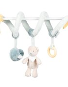 NATTOU Jucarie interactiva Romeo Jules Sally spirala pentru atasare la patut sau carucior dezvolta abilitatile motorii cu 3 jucarii 0 luni+ multicolor