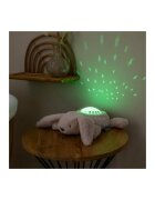 NATTOU Lampa de veghe cu proiectii melodii si sunete albe 22x25x9 cm Iepuras bej