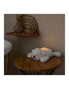 NATTOU Lampa de veghe cu proiectii melodii si sunete albe 22x25x9 cm Iepuras bej