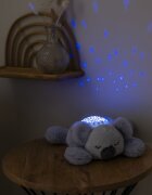 NATTOU Lampa de veghe cu proiectii melodii si sunete albe 22x25x9 cm Koala gri