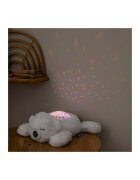 NATTOU Lampa de veghe cu proiectii melodii si sunete albe 22x25x9 cm Koala gri