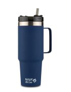 NAVA Cana termoizolanta calatorii Navy 900 ml