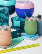 NAVA Cana termoizolanta cu pai 360 ml verde