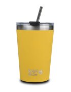 NAVA Cana termoizolanta cu pai 450 ml galben