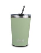 NAVA Cana termoizolanta cu pai 450 ml verde