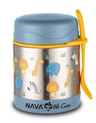 NAVA Caserola din inox We care Animal Blue 350 ml
