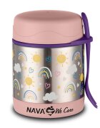NAVA Caserola din inox We care Sunshine Pink 350 ml