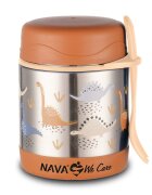 NAVA Caserola inox We care Dino Brown 350 ml