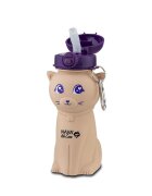 NAVA Sticla de apa din silicon We care pisica 500 ml