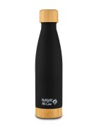 NAVA Sticla termoizolanta bambus calatorii negru 500 ml