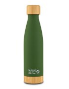 NAVA Sticla termoizolanta bambus calatorii verde 500 ml