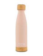 NAVA Sticla termoizolanta calatorii bambus roz 500 ml