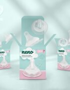 Neno Set de 2 tetine anticolici pentru biberoane L