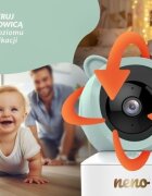 Neno Video-monitor rotativ pentru copii Ivo cu receptor conectare prin telefon
